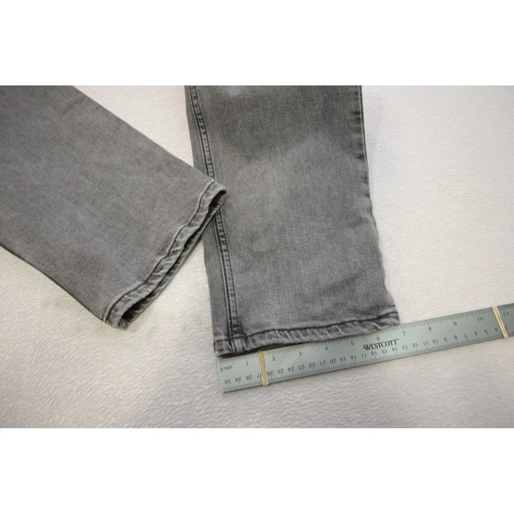 Levi's 511 Slim Fit Jeans Mens 34x29 Gray Stretch Denim Pants‎ Excellent